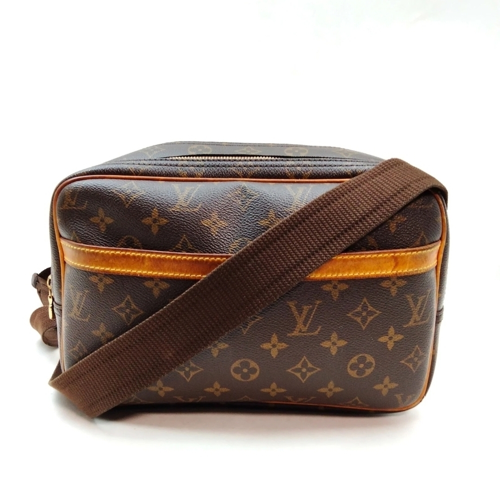 Louis Vuitton Brown and Tan Crossbody Bag